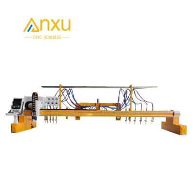 China Gantry Multi Head Straight CNC Flame Plasma Metal Gas Cutting Machine for sale