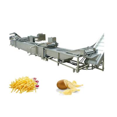 China Aardappelchips Bevroren Frieten Productielijn Automatisch Voor Voedselwinkel Te koop