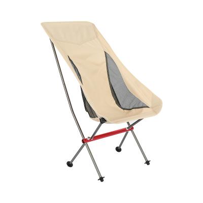 China Hot Selling Portable Folding Canvas Chair Moon Chair Camping Outdoor Chair for sale