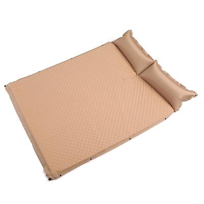 China Wholesale Automatic Camping Bed Cooling Inflatable Mattress For 1or 2 Person Camping Equipment Outdoor Folding Camping Bed for sale