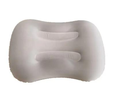 China Wholesale Price Anti Dust Mites Bulking Travel Neck Pillow Flocking Milk Fiber Silk Set Foldable Camping for sale