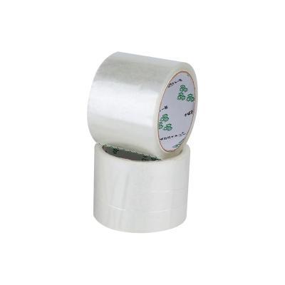 China Waterproof Adhesive Tape Opp Jumbo Roll Tape Dark Border Waterproof Clear Wrapping Tape for sale