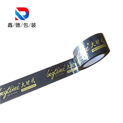 China Fashion Waterproof Black Colorful Printed Custom Bopp Tape Jumbo Roll Adhesive Tape Wrapping Tape for sale