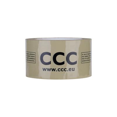 China Waterproof Black Cardboard Supplier Sealing Tape Custom Brown Packing Tape With Logo for sale