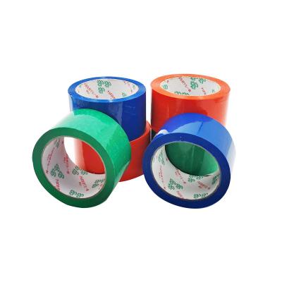 China Fashion 48mm Waterproof Low Noise Adhesive Tape Bopp Colored Tape Custom Shipping Packing Tape With Logo for sale