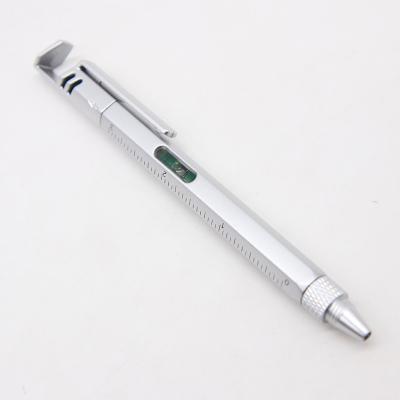 China Cheap Promotional Multi Function Phone Holder Custom Logo Plastic Ballpoint Pen Silver Pen for sale