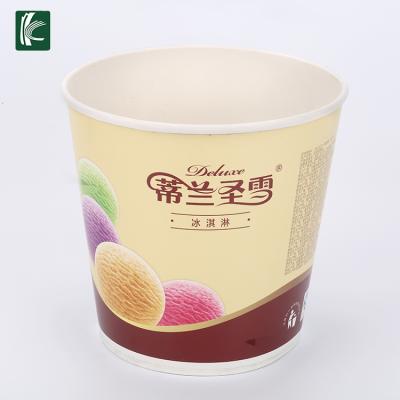 China Disposable Ice Cream Cup, Disposable Ice Cream Paper Packaging Container for sale