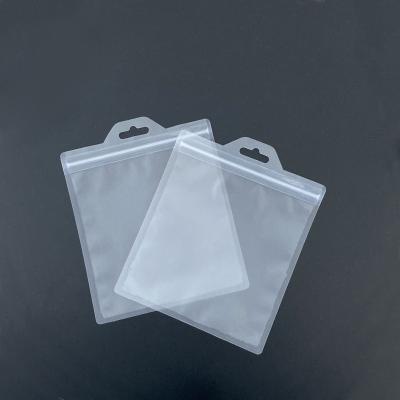 China Recyclable Transparent Smartphone Packaging Bags With Logo Accessories OEM Electronics Item Plastic Phone Case Package By Zipper Customized for sale