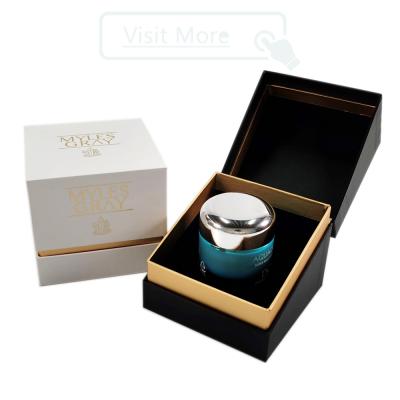 China New Fashion Handmade Makeup Skin Care Magnetic Cosmetic Filp Gift Box Cosmetics Paper Box Packaging Box for sale