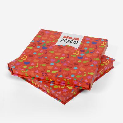 China FB0039 New Custom Size Handmade Flip Gift Box Red Packag, Paper Flip Gift Boxes for sale