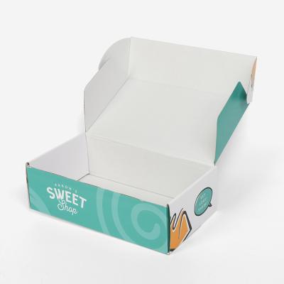 China Candy Gift Box Recyclable Soft Paper Rigid Cardboard Recyclable Custom Printing Corrugated Cardboard Packing Listing Luxury Mailing Box for sale