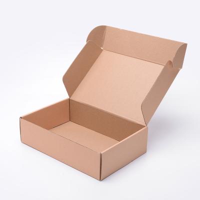 China Recycled Luxury Packaging Materials Factory Price Fancy Kraft Corrugated Cardboard Box for sale