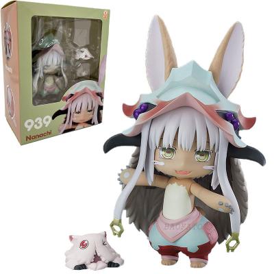 China Cartoon Toy 10cm Nendo 939 Nanachi Made In The Abyss Anime Figure Action Figure Numbers Riko Figurine Collection Model Doll Toys for sale