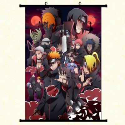 China Hotel and Resort 14 Styles Hokage Kakashi Uchiha Itachi Sasuke Hanging Scroll Painting Poster Hot Party Wall Anime Home Scrolls for sale