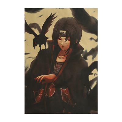 China 95 Vintage Styles Vintage Anime Posters Hokage Poster Anime Uchiha Itachi Comic Room Decor Art Home For Living Room Prints for sale