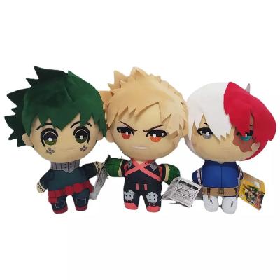 China Decoration 10PCS/SET 13cm Boku no Hero Academia My Hero Academia Cosplay Cartoon For Kids Gift Doll Anime Plush Toy Pendant for sale