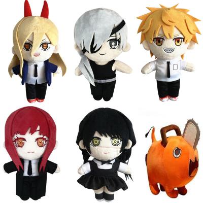 China Decoration 5 Styles Chainsaw Man Plush Anime Makima Quanxi Pochita Figure Toys Doll Pendant Home Decoration Christmas Gifts for sale