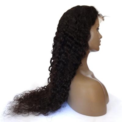 China Glueless Natural Deep Wave Unprocessed Virgin Human Hair 10-26