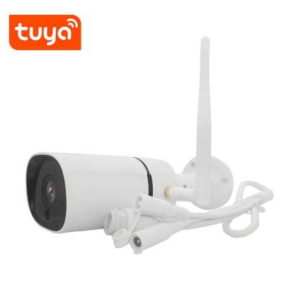 China New Design Tuya Motion Detection Bullet Camera Tuya Indoor Security Camera Outdoor Built-in Microphone for sale