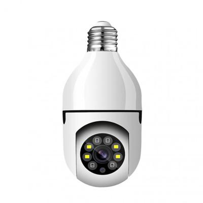 China NIGHT VISION E27 Bulb Panoramic 1080P 360 Mini Wifi Panoramic IP Camera PTZ Bulb Camera for sale