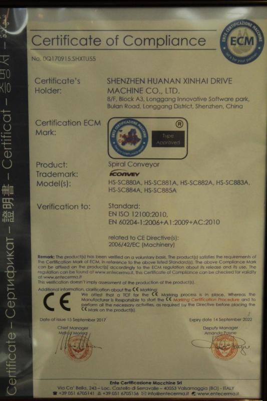 CE - Huanan Xinhai (Shenzhen) Technology Co., Ltd.