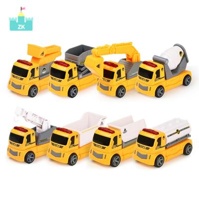 China With Living Scanner Wholesale Vehicles Engineering Truck Tinker Friction Engineer Car Construction Truck Toy for sale