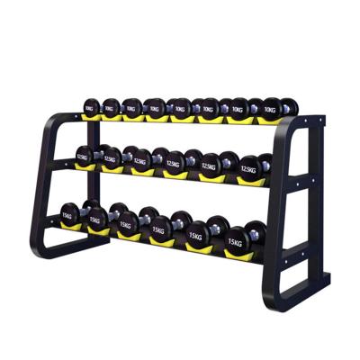 China BunnyHi YL050 Modern Hex Dumbbell Dumbbell Set Dumbell Rack With Rack Weights for sale