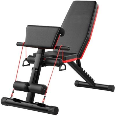 China BunnyHi JSJ018 Foldable Bench Adjustable Weight Exercise Muscle Adjustable Press Bench for sale