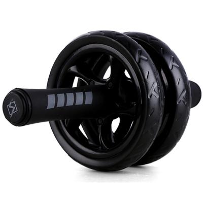 China Bunnyhi JFL005 Use Abdominal Roller New Fitness Power Training Wheel Home Black Abdominal Wheel Dual Roller Wheel for sale