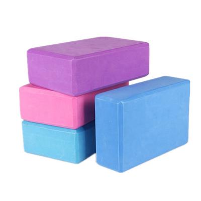 China Durable Custom BunnyHi YJZ001 Logo Eco Friendly Yoga Foam Brick Set Yoga Block Eva Yoga Brick for sale