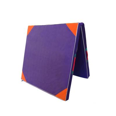 China Custom Yoga Mats Folding Gymnastics Exercise Fitness BunnyHi YJD022 Fitness Mat With Carrying Handless for sale