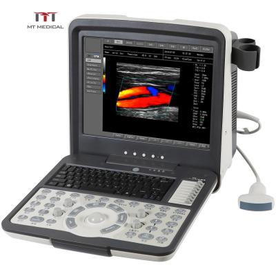 China Animal MEDICAL Portable Digital 3D/4D Color Veterinary Portable 128 Elements Portable Color MT Doppler Ultrasound Scanner en venta