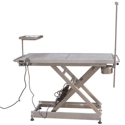 Chine MT-Medical Pet Control Veterinary Equipment 304 Stainless Steel Electric Veterinary Operating Table For Vet Hospital à vendre