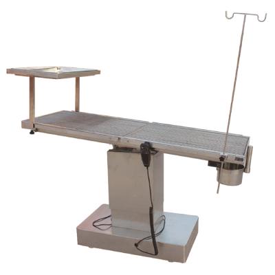 China medical hot sale 304 stainless steel MT manual electric operating table for vet clinic for sale