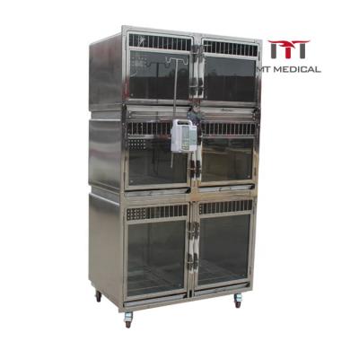 China Stainless Steel Veterinary MEDICAL Dog MT Applicance Modular Cage 304 Cage For Dogs Collapsible for sale