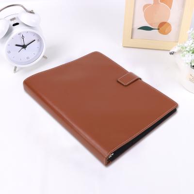 China Document Storage Custom 3 Ring Leather Business Organizer Folder Folder for sale