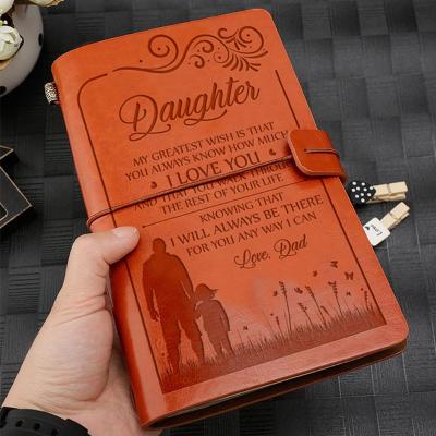 China Eco-friendly Stationery Eco-friendly School Diary Notebook Program Notepad Vintage Leather Handmade Sketch Book for sale