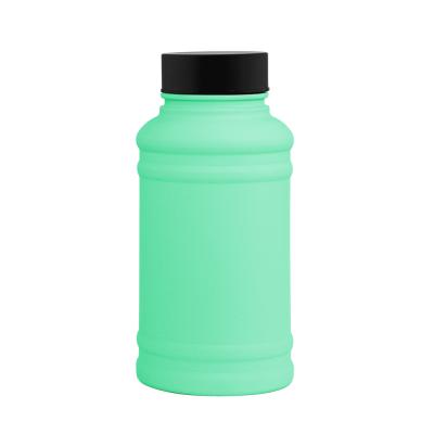 China Sustainable Single Wall Stainless Steel 1.3L Gym Water Bottles With Sleeve for sale