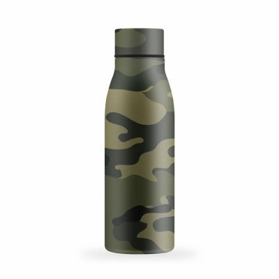 China Sustainable BPA Free Stainless Steel 600ml Double Wall Insulated Water Bottle Keep Hot And Cold for sale