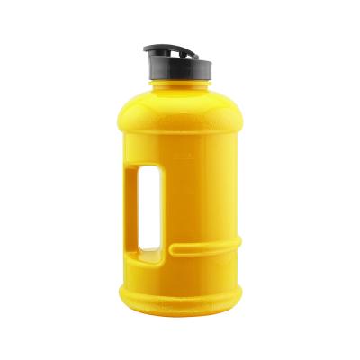 China Hot Selling Sustainable BPA Free 1.3L PETG Portable Outdoor Sport Drinking Plastic Water Bottle With Custom Logo And Time Marker for sale