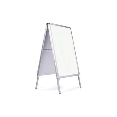 China Morden Wholesale Supermarket Aluminum Double Sided A3 Poster Display Stand For Advertising for sale