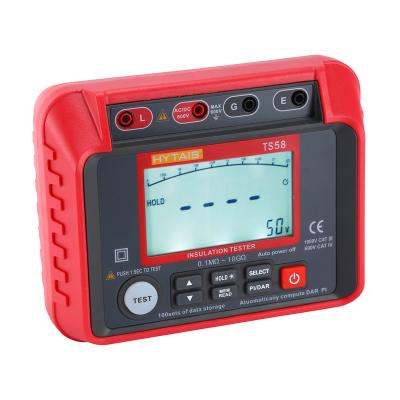 China HYTAIS TS58 Digital Megger Tester Ohm Meter Insulation Resistance Tester TS58 for sale