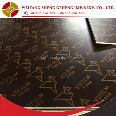 China Traditional 17mm 18mm film faced plywood for construction and form work shuttering plywood panels for sale