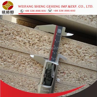 China Environmental Friendly Single Thick Chipboard 44mm With Lower Density For Door Use for sale