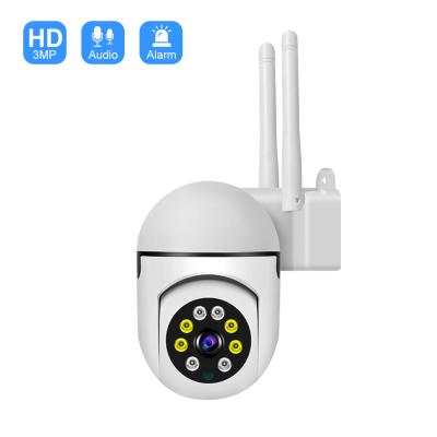 China Human Motion Tracking PTZ Camera V380 3MP HD 360 Night Vision Full Color Radio P2P WiFi Smart Auto Tracking Cam for sale