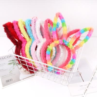 China European and American costume Bunny Ear Hairband style headband rabbit ear headband hair accessories headband for sale