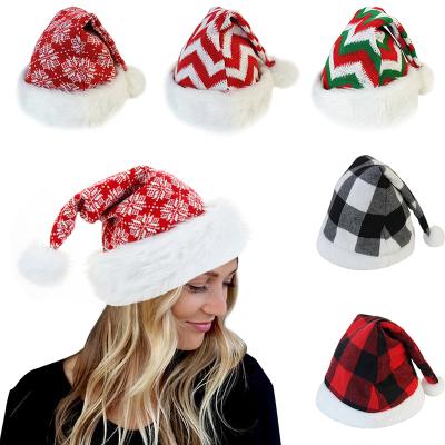 China High Quality Image Christmas Hat Santa Claus Caps Christmas Decoration For Home Christmas Festival Party for sale