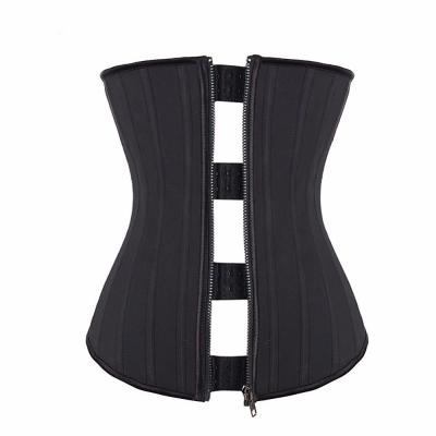 China Steel Belt Faja Shaper Waist Cincher Corset Bone Waist Trainer Latex 25 Ecoparty Viable for sale