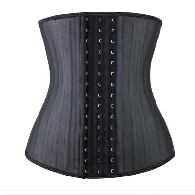 China Ecwalson Latex 25 Viable Bone Waist Trainer Waist Cincher Corset Steel Belt Shaper for sale