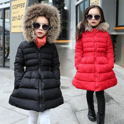 China Coldker Sustainable Girls Long Down Coats Kids Tops Baby Clothing Outwear Slim Kids Winter Jacket For Girls for sale